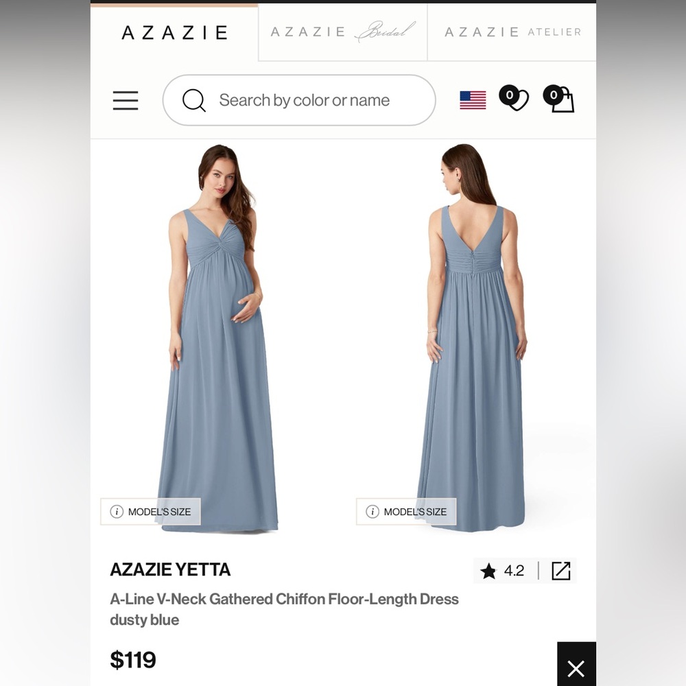 Azazie Yetta Bridesmaids Dress